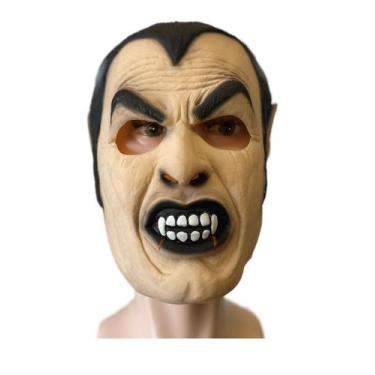 Imagem de Fantasia Máscara Drácula Vampiro Látex Halloween Festa - Blook