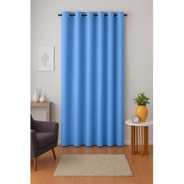 Imagem de Cortina Blackout Corta Luz 1,40 X 2,00 Antimofo Sala Quarto Cozinha Ev