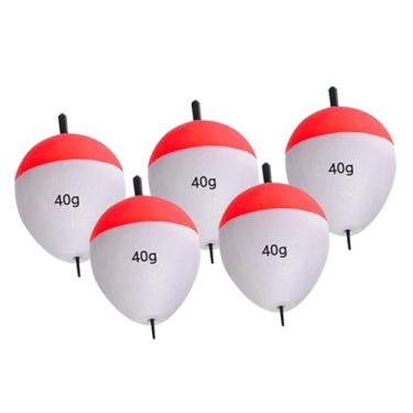 Imagem de rockible Conjunto de 5 Bóias de Pesca EVA Oval para Uso em água Doce, 40g