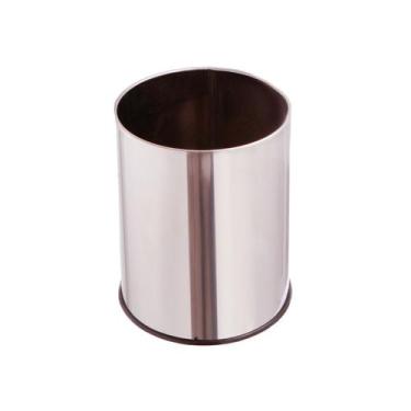 Imagem de Lixeira Inox Cesto De Lixo Sem Tampa 20 Litros - CM Design