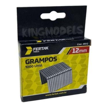 Imagem de 1000 Grampos Para Grampeador Tapeceiro 12mm Fertak 8512