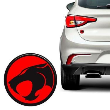 Imagem de Adesivo Pantera Vermelho Refletivo Resinado Decorativo - SPORTINOX, Go