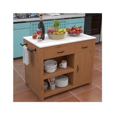 Imagem de Prateleira de cozinha Armário doméstico cozinha ilha mesa de jantar armário armazenamento preparação e móvel Prateleira de armazenamento