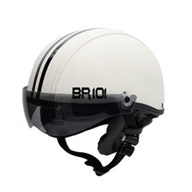 Imagem de Capacete Coquinho Scooter Elétrica Bike Skate Patinete BR 101 Premium Viseira Fume (Branco, PP - VESTE 53/54)