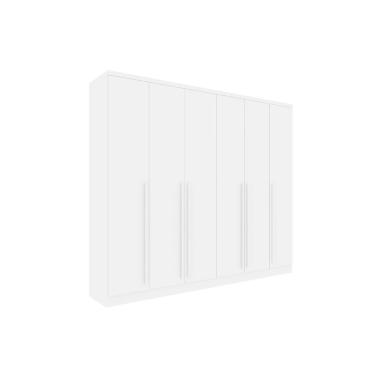 Imagem de Guarda Roupa 6 Portas 6 Portas E 8 Gavetas Sevilla Neve - Tcil Móveis