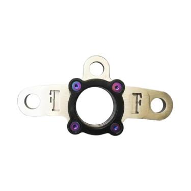 Imagem de oshhni Adaptador de puxada lateral para baixo com alça em D, conector de fitness, placa adaptadora compacta portátil para puxada de tríceps para academia em