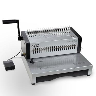 Imagem de GBC Máquina de encadernação CB25E PRO ComBind elétrica e máquina de encadernação de pente, perfura 25 folhas, liga 500 folhas (WSM200002)