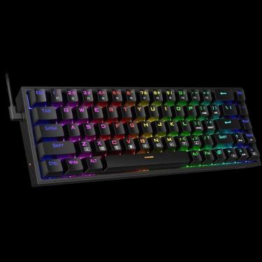 Imagem de Teclado Gamer Redragon Castor K631-rgb Switch Red Layout 65%