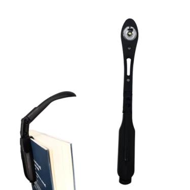 Imagem de Luminária de Leitura LED com Clipe, Portátil, Bateria Inclusa, Ideal para Ambientes com Pouca Luz