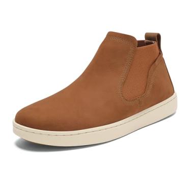 Imagem de OLUKAI Bota feminina Pehuea Mid slip on, sapatos casuais para o dia a dia com design fácil de colocar e tirar, couro impermeável, ajuste confortável e solas de borracha com aderência molhada, Raposa