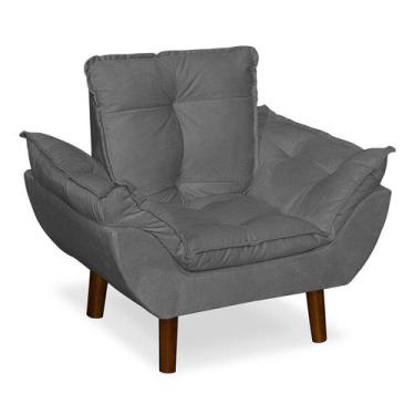 Imagem de Mini Poltrona Decorativa Infantil Suede - LM Decor - Sonho das Poltron