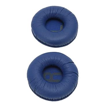 Imagem de RiToEasysports 2 Almofadas DE Ouvido Com Espuma DE Memória para T450 T450BT TUNE600 T500BT, SUBSTITUIÇÃO DO ISOLADOR DE RUÍDO CUSHION OURS para Excelente Qualidade DE Som, para Jogadores (Azul)