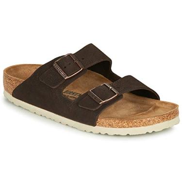Imagem de Birkenstock Sandales Arizona Cuir Nubuck Steer Soft Brown, Aço marrom macio, 11