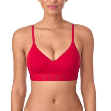 Imagem de DKNY Sutiã push-up sem aro confortável Boyfriend, Vermelho cereja, G