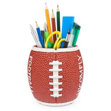Imagem de Porta-lápis de resina de futebol Caddy HicomFly 11x11 cm 0,7 kg
