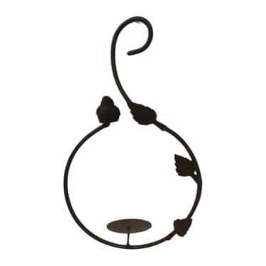 Imagem de Suporte Vela De Ferro Clave De Sol Passarinho Decoração Parede Rustica Elegante Ambiente Só Art's®