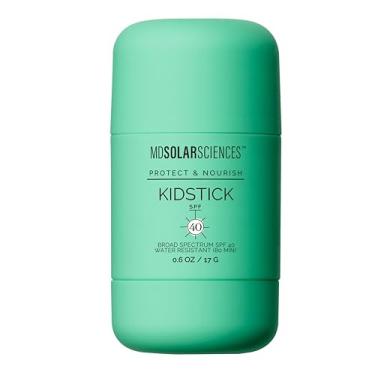 Imagem de MDSolarSciences Mineral SunScreen KidStick SPF 40 zonnebrandcrème - Hypoallergene, waterbestendige formule die zacht aanbrengt - beschermt de huid met zinkoxide - 0.6 Oz / 17 g