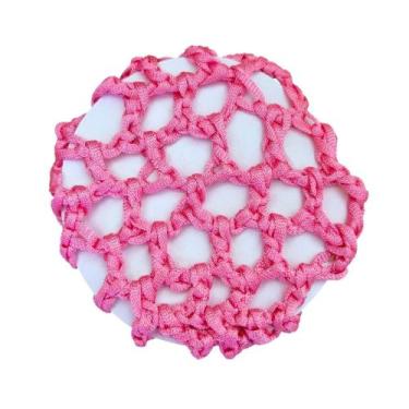Imagem de Rede de Coque Trançada Grossa  Rosa Claro, Rosa ou Pink - Pistache Ace