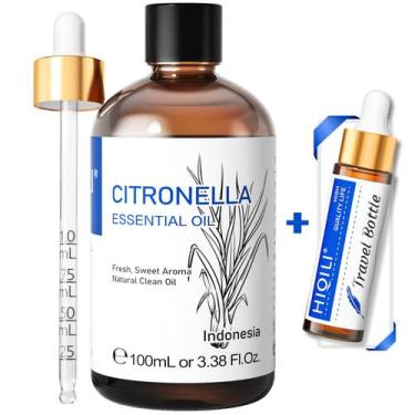 Imagem de Óleo Essencial HIQILI Citronela 100 ml Puro Natural