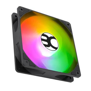 Imagem de Cooler Fan 120mm LED Rainbow S09RBW Preto para Gabinete
