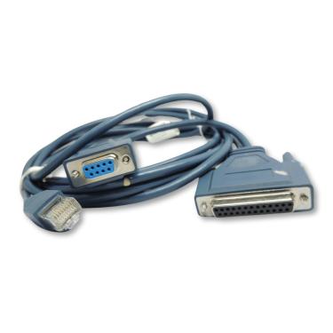 Imagem de Cabo Console Serial RJ45 DB9 + DB25 para Equip. Rede