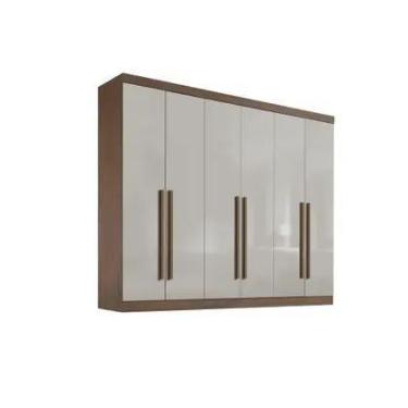 Imagem de Roupeiro 6 Portas 6 Gavetas com pés Da Vinci Plus D Doro D Doro