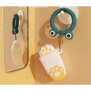Imagem de Unidade flash USB U Disk 128 GB em forma de pata de gato amarela escur