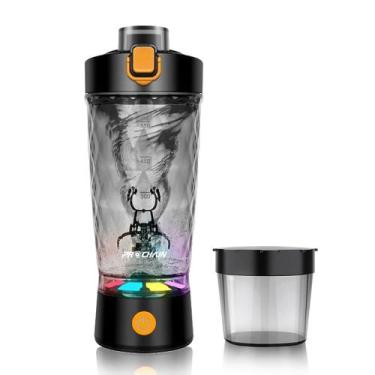 Imagem de Frasco de agitador de proteínas elétrico PROCHAIN 650 mL com luz LED