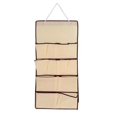 Imagem de Sapateira Porta Vertical 12 Bolsos Divisórias Organizador De Sapatos C