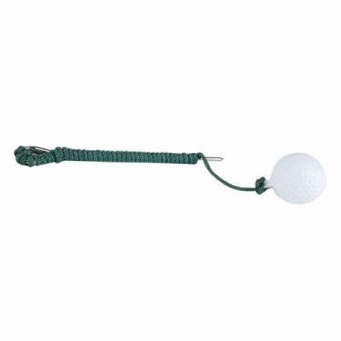 Imagem de Bola de corda de treinamento com mosca de golfe, acessórios de prática de taco de golfe para uso ao ar livre, 110 cm, comprimento da corda, 41 mm, diâmetro da bola
