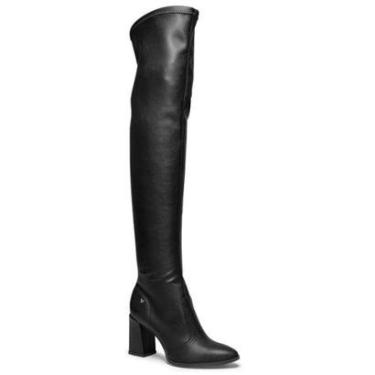 Imagem de Bota Over The Knee Mississipi MA522 Feminina - Preto-Feminino