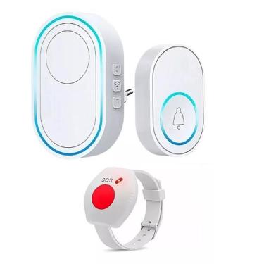 Imagem de Cuidador Idoso Wifi Botão Pânico Com Campainha E Pulseira Sos - Pro Ba