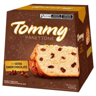 Imagem de Panettone Tommy Gotas Chocolate com 400g