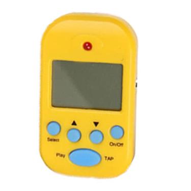 Imagem de RiToEasysports Mini Metrônomo Eletrônico Portátil, Função de Batida, Abs Resistente a Arranhões para Guitarra, Piano, Violino M50 para Amantes de Música (Amarelo)