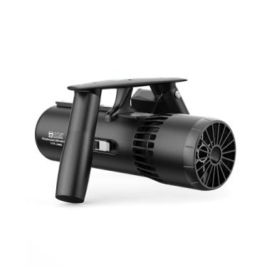 Imagem de PENG KUN Scooter subaquática K5 para adultos com suporte para câmera de ação, scooter marítima subaquática dois motores, scooter aquática 50 m à prova d'água para piscina, mergulho, snorkeling,