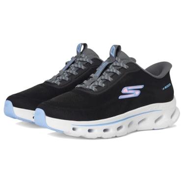 Imagem de Skechers Go Walk Glide Step 2.0 Maria Tênis feminino sem cadarço, Preto/azul, 43