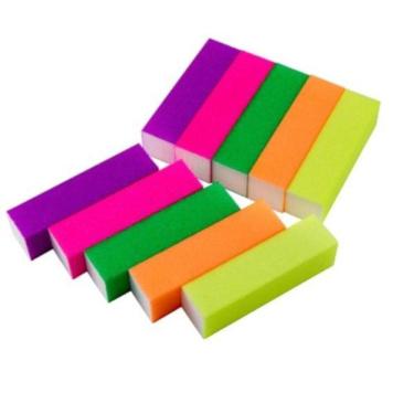 Imagem de 05 Lixas Polidora De Unha Bloco Mágico Manicure