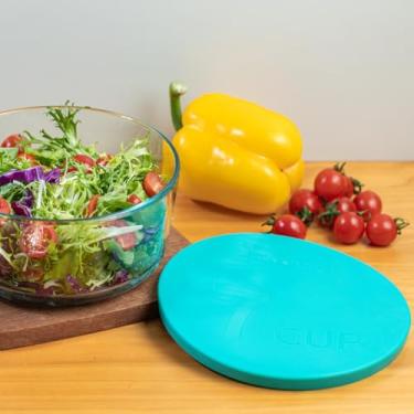 Imagem de 1 peça de 7 xícaras de silicone verde para pirex e âncora de vidro 7402-PC 7 xícaras, tampa de 18,5 cm de diâmetro (verde)