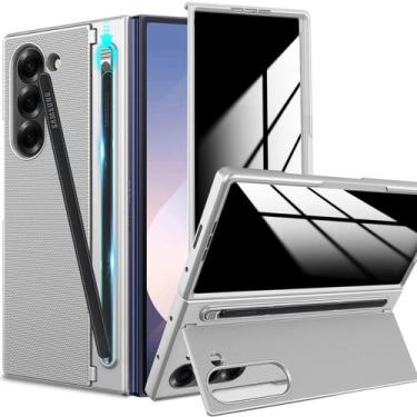 Imagem de Capa de telefone YQODSZ Galaxy Z Fold 6 com suporte para caneta S prat