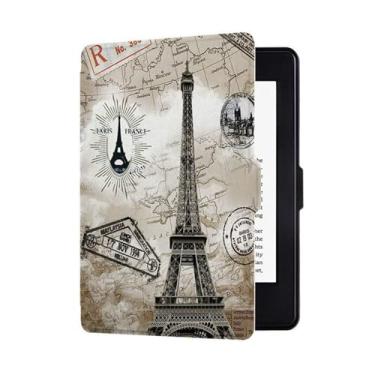 Imagem de Akacy Capa com padrão pintado para o novo Kindle de 6 polegadas (8ª geração - edição de 2016), capa protetora leve para Kindle edição 2016 8ª geração e-reader (6)