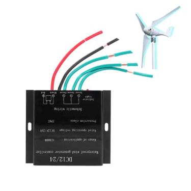 Imagem de 12v,HYZHANHONG Controlador de Gerador de Turbina Eólica, 12000W 12V/24V 48V, Controlador de Carga de Bateria à Prova de Água para Turbinas Eólicas com Proteção contra Sobretensão