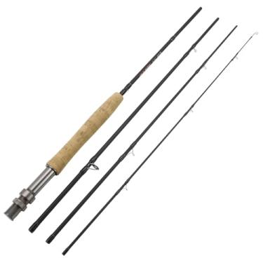 Imagem de LUMINFLY Vara de pesca com mosca 8Wt, fibra de carbono Im7 de 2,5 m, leve de 4 juntas, ação rápida para pesca em água salgada, portátil e fácil de montar