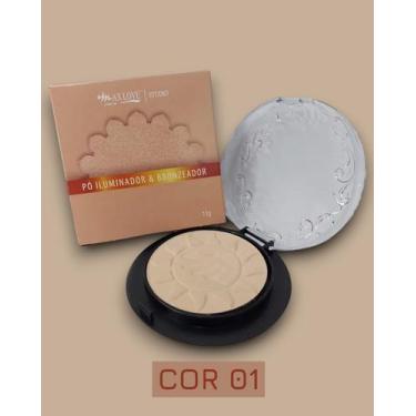 Imagem de Pó Iluminador & Bronzeador Max Love - Bronze Natural Radiante Cor:2208