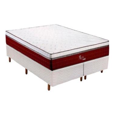 Imagem de Conjunto Box-Colchão Polar Molas Ensacadas Rubi+Cama 158x198 - Colchõe