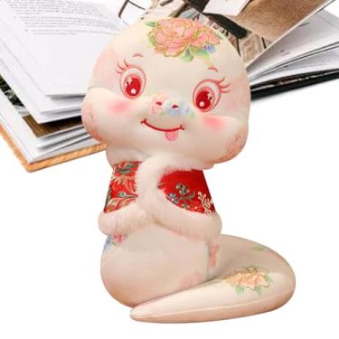 Imagem de Ano da Boneca, Bicho de Pelúcia Chinesa,Boneca estilo chinês | Crianças huggable brinquedos bonecas recheadas macias, acessórios de festa de férias ano de mascote pelúcia para cabeceira sofá de cabec