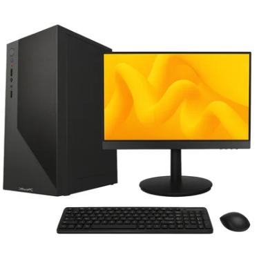 Imagem de Computador Intel Core I3 2a Geração 8GB, 500GB, Windows 10, Preto  + Monitor LED HD 19
