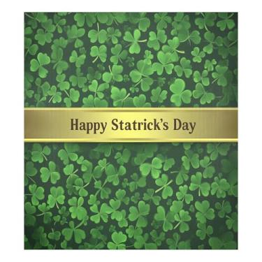 Imagem de Blueangle Dia de São Patrício Fita Dourada Capa Magnética para Máquina de Lavar Louça, Decoração Frontal de Lava-Louça, Decalques de Armário Doméstico, Adesivos Eletrodomésticos, 58 cm C x 66 cm