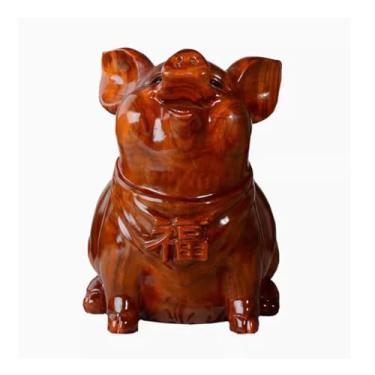 Imagem de Grande cofrinho de madeira, para adultos com apelo de decoração de casa, cofrinho espaçoso para uso prático