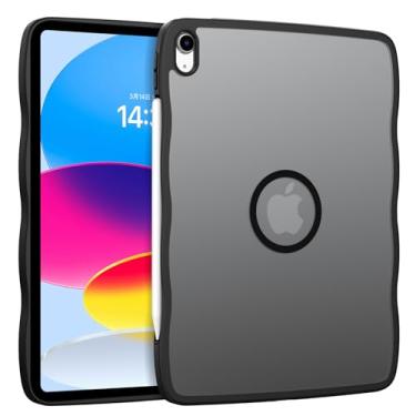 Imagem de GUAGUA Capa magnética para iPad (A16) 11ª geração 11 polegadas 2025, iPad 10ª geração 10,9 polegadas 2022 compatível com MagSafe, capa fina de TPU macio com suporte para lápis, capas onduladas fofas