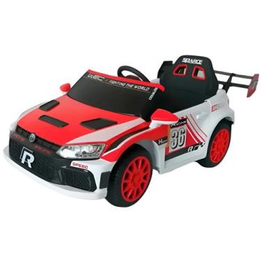 Imagem de Carro Elétrico Infantil 12v Rally Sport Vermelho - Toys Import